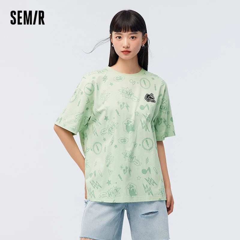 emir Oversized Print Summer Tee