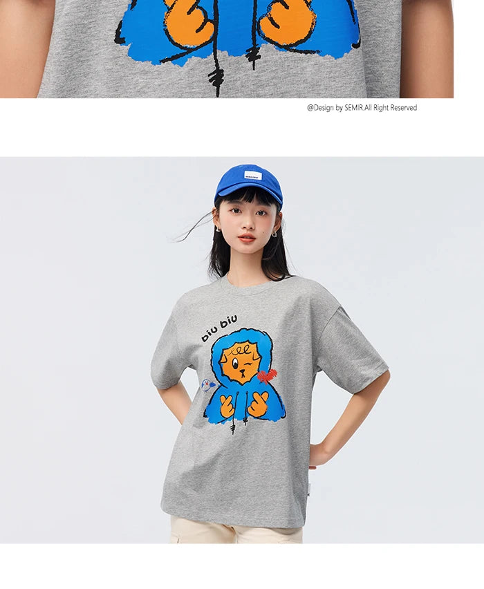 Semir Quick-Dry Cartoon Print Tee