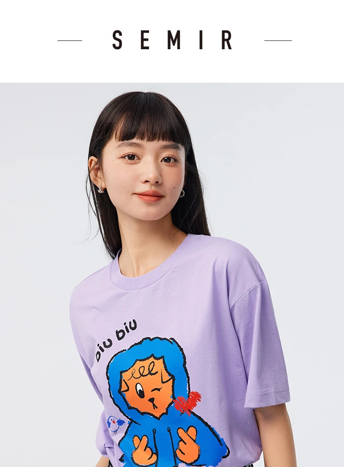 Semir Quick-Dry Cartoon Print Tee