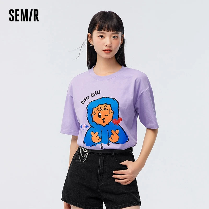 Semir Quick-Dry Cartoon Print Tee