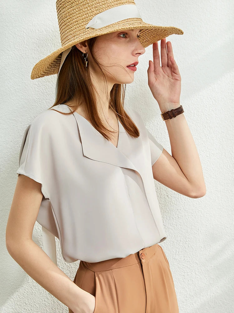 AMII Elegant Youthful Chiffon Blouse