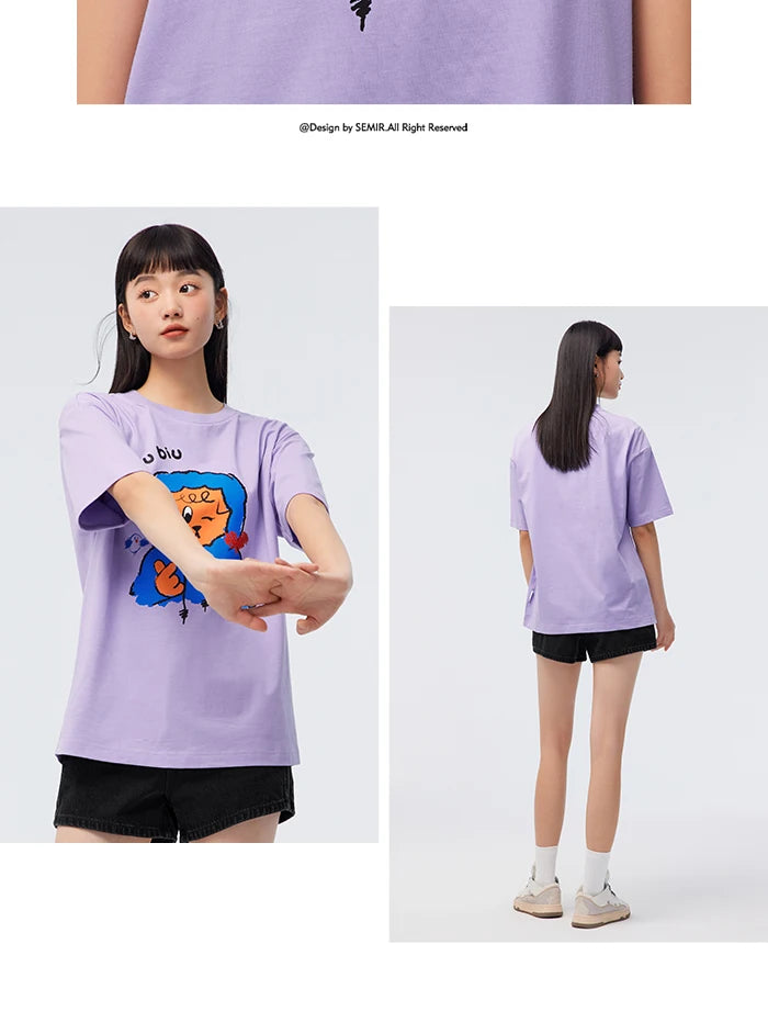 Semir Quick-Dry Cartoon Print Tee