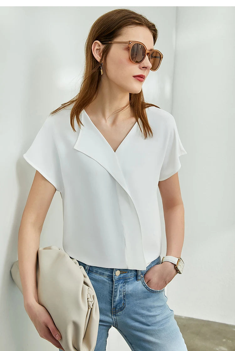 AMII Elegant Youthful Chiffon Blouse